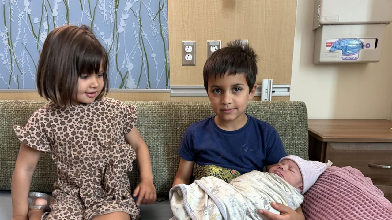 President Trump welcomes Vance's fourth child (Photo/TruthSocial/@realDonaldTrump) President Trump welcomes Vance's fourth child (Photo/TruthSocial/@realDonaldTrump)