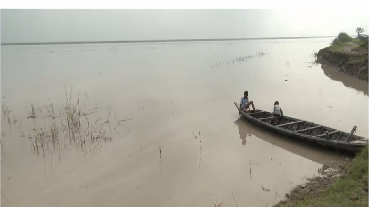Gandak River in Bihar's Gopalganj (Photo/ANI) Gandak River in Bihar's Gopalganj (Photo/ANI)