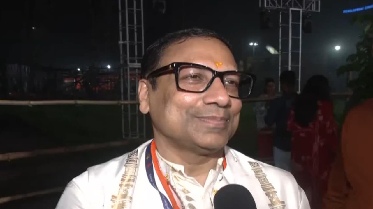 Chairman of the Trust Board of Salt Lake Sanskritik Sansad, Lalit Beriwala (Photo/ANI) Chairman of the Trust Board of Salt Lake Sanskritik Sansad, Lalit Beriwala (Photo/ANI)