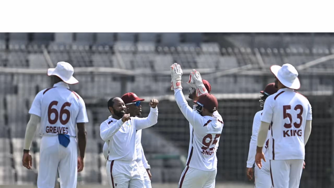 West Indies players celebrating (Photo: ICC Website) West Indies players celebrating (Photo: ICC Website)