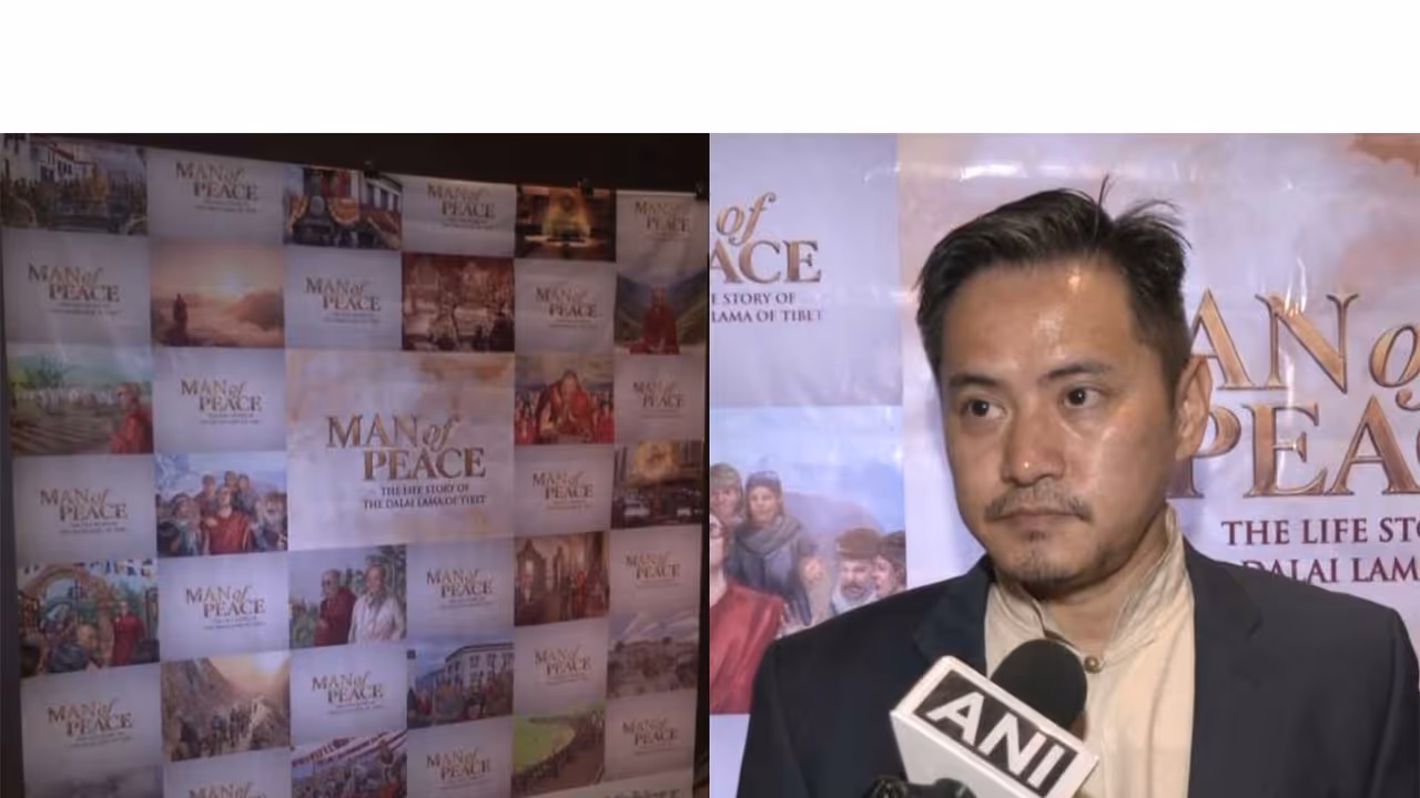 From the screening of 'Man of Peace' (Photo/ANI) From the screening of 'Man of Peace' (Photo/ANI)