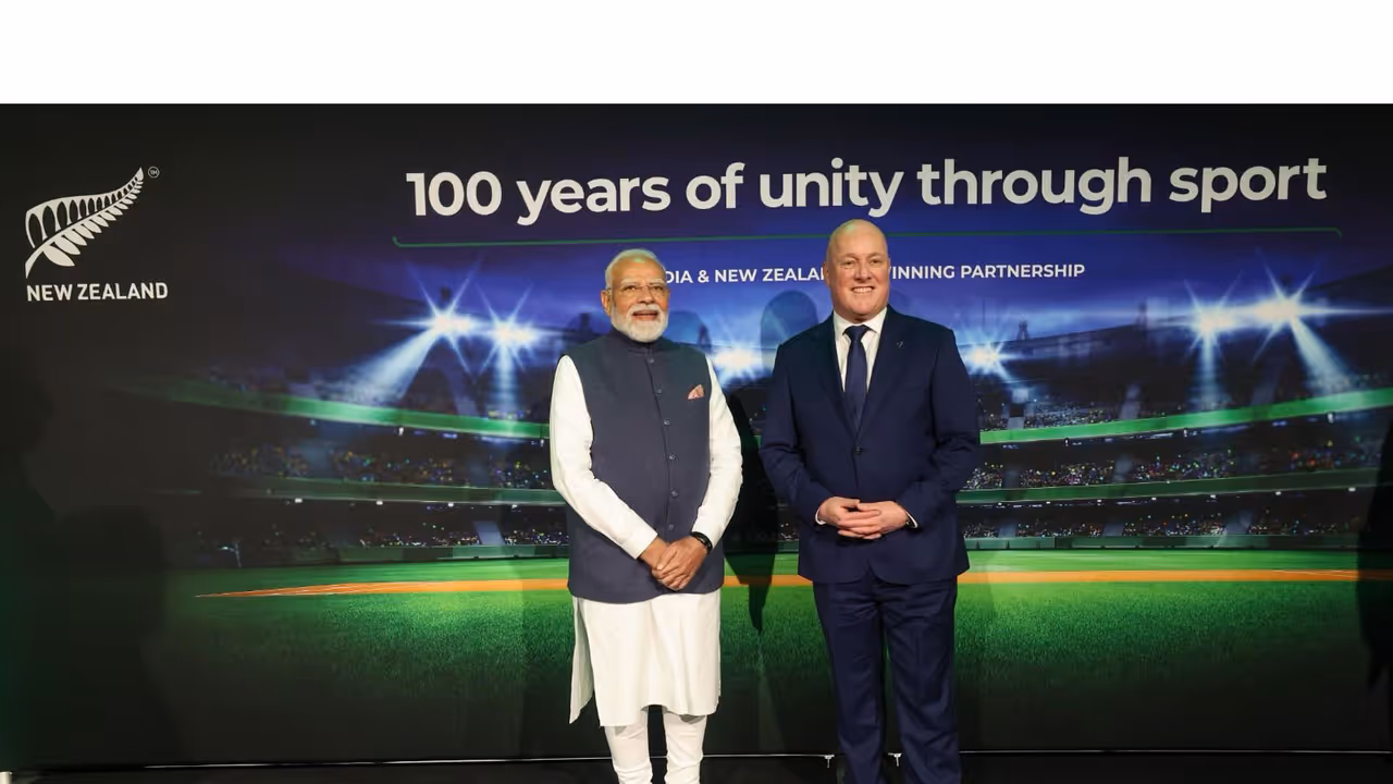 Prime Minister Narendra Modi and New Zealand Prime Minister Christopher Luxon (Photo: X@narendramodi) Prime Minister Narendra Modi and New Zealand Prime Minister Christopher Luxon (Photo: X@narendramodi)
