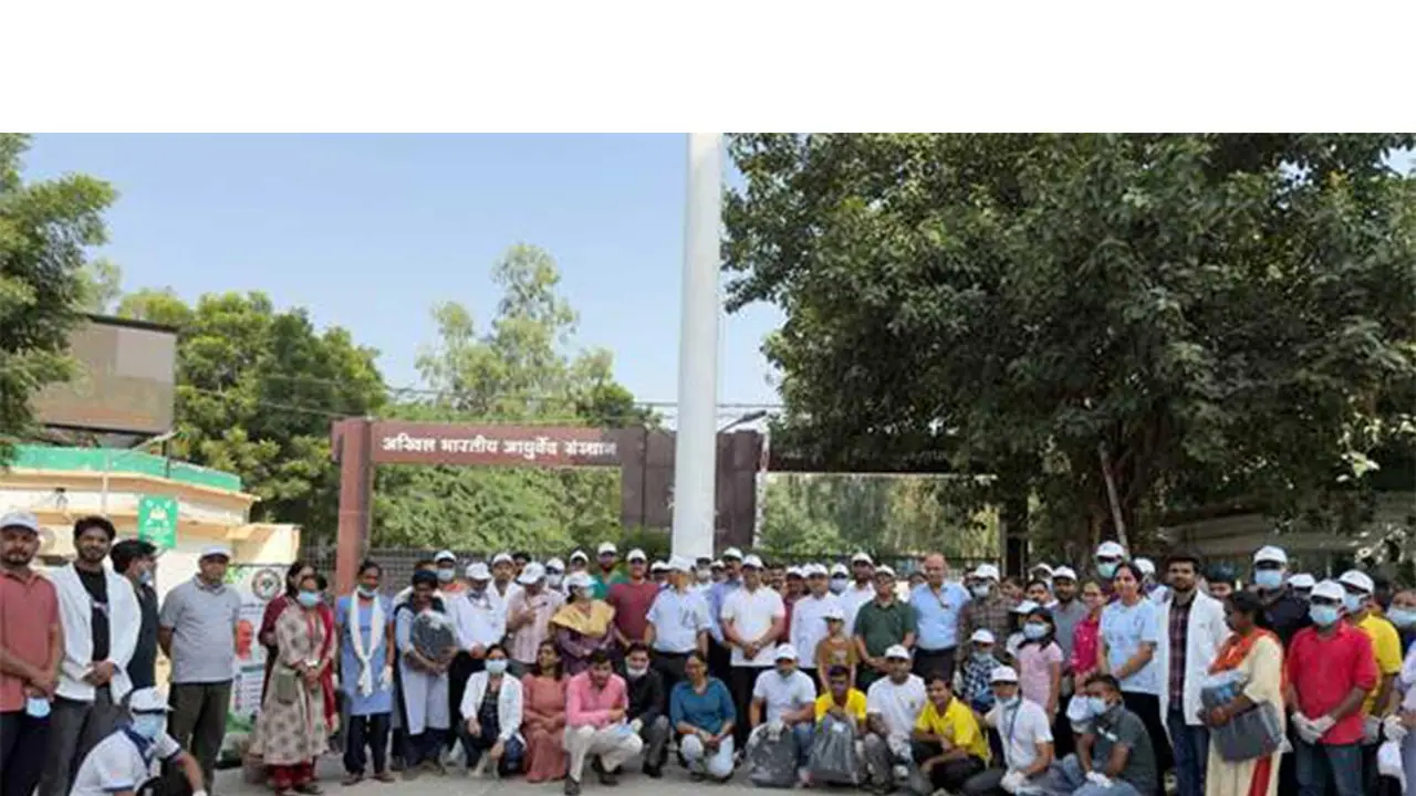 Swachhata Hi Seva 2026 concludes at All India Institute of Ayurveda (Photo/PIB Delhi) Swachhata Hi Seva 2026 concludes at All India Institute of Ayurveda (Photo/PIB Delhi)
