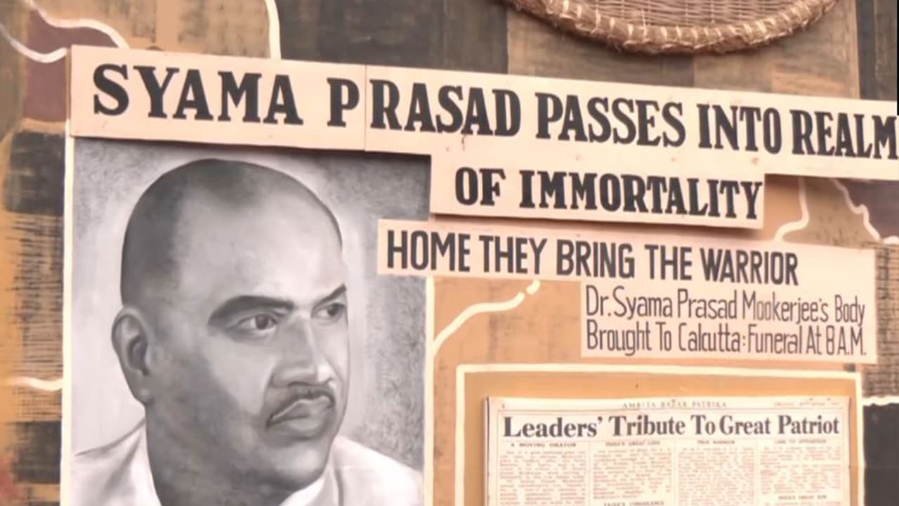 Suruchi Sangha's Durga Puja pandal showcases the life and legacy of Syama Prasad Mukherjee through its theme based decorations. (Photo/ANI) Suruchi Sangha's Durga Puja pandal showcases the life and legacy of Syama Prasad Mukherjee through its theme based decorations. (Photo/ANI)
