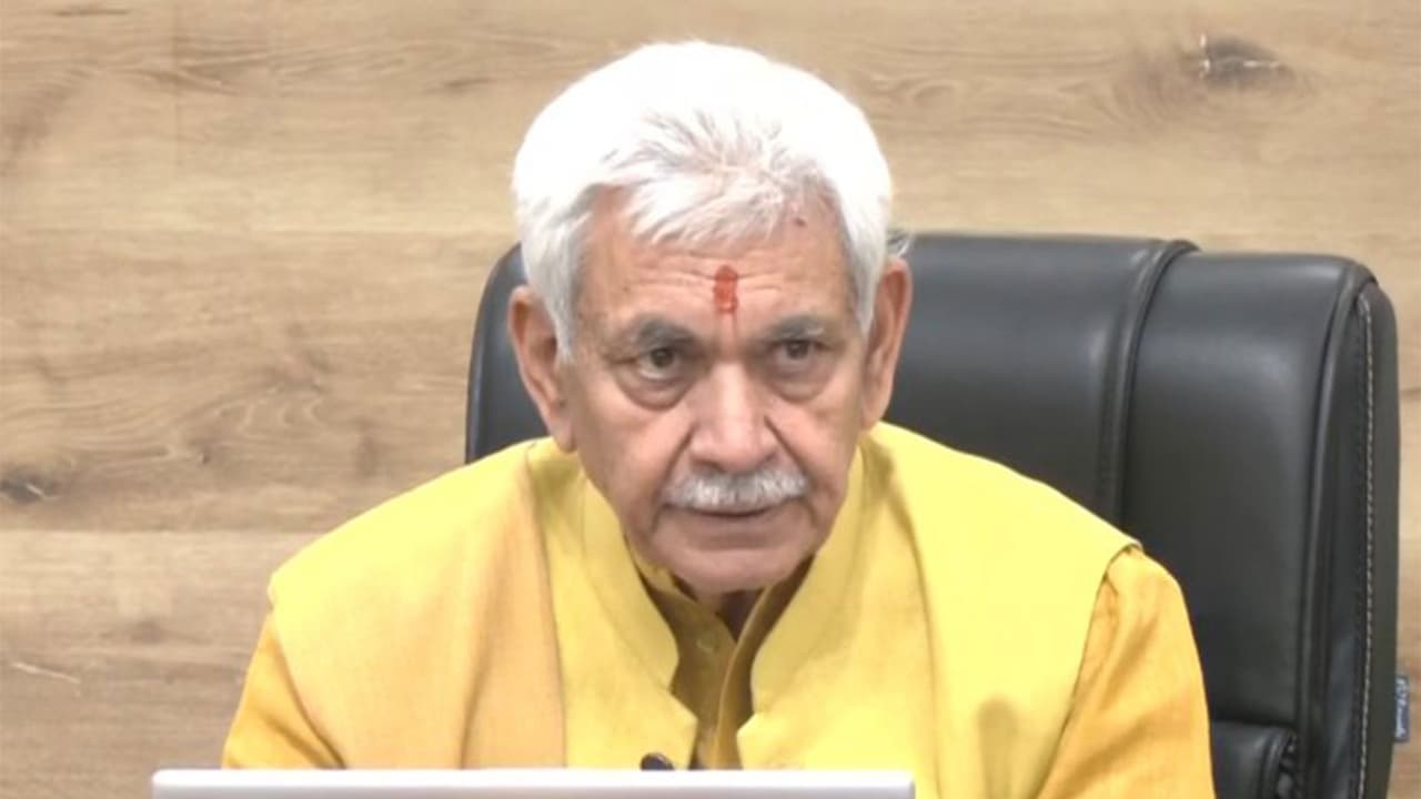 Lieutenant Governor of Jammu and Kashmir Manoj Sinha (File Photo/ANI) Lieutenant Governor of Jammu and Kashmir Manoj Sinha (File Photo/ANI)
