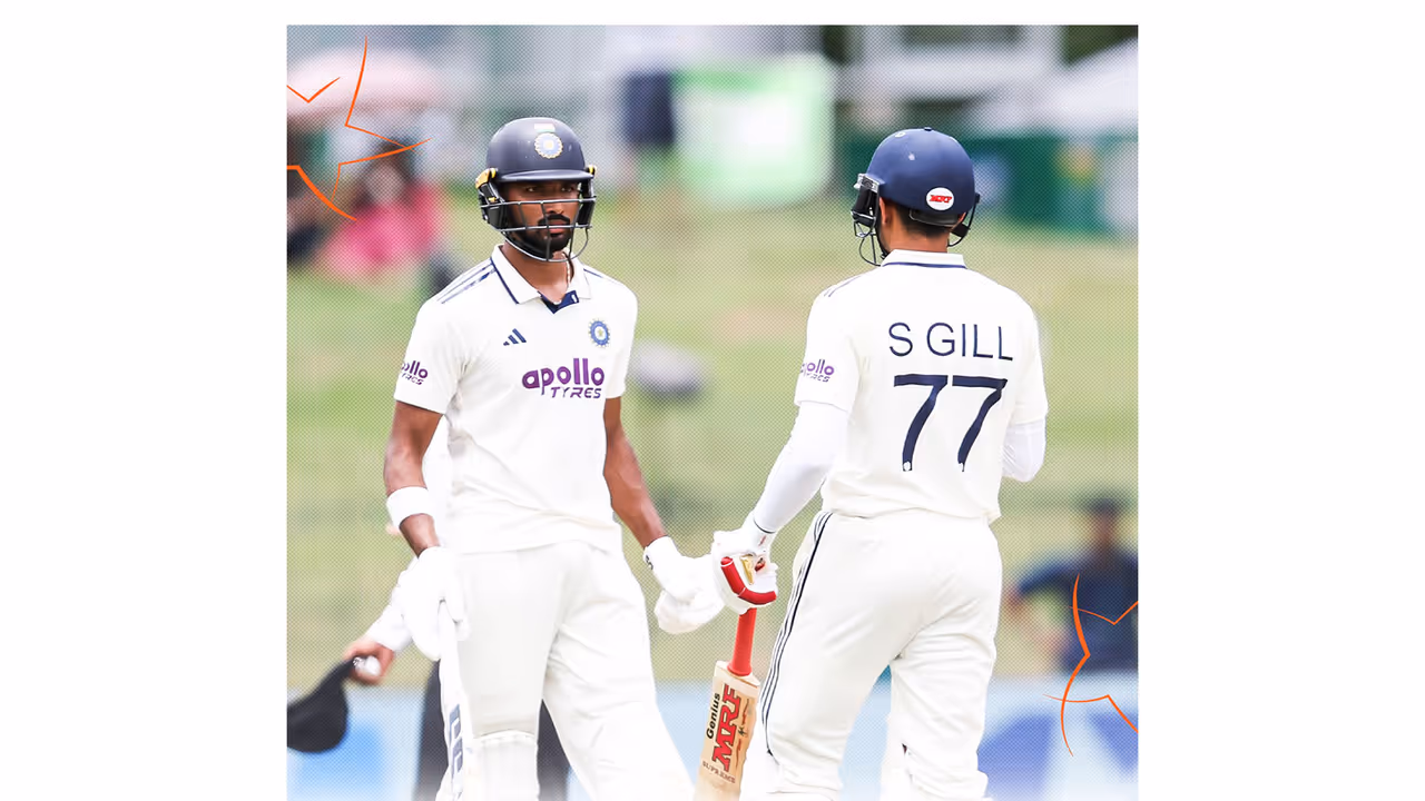 Both teams had their moments in the first session. (Photo: @BCCI X) Both teams had their moments in the first session. (Photo: @BCCI X)