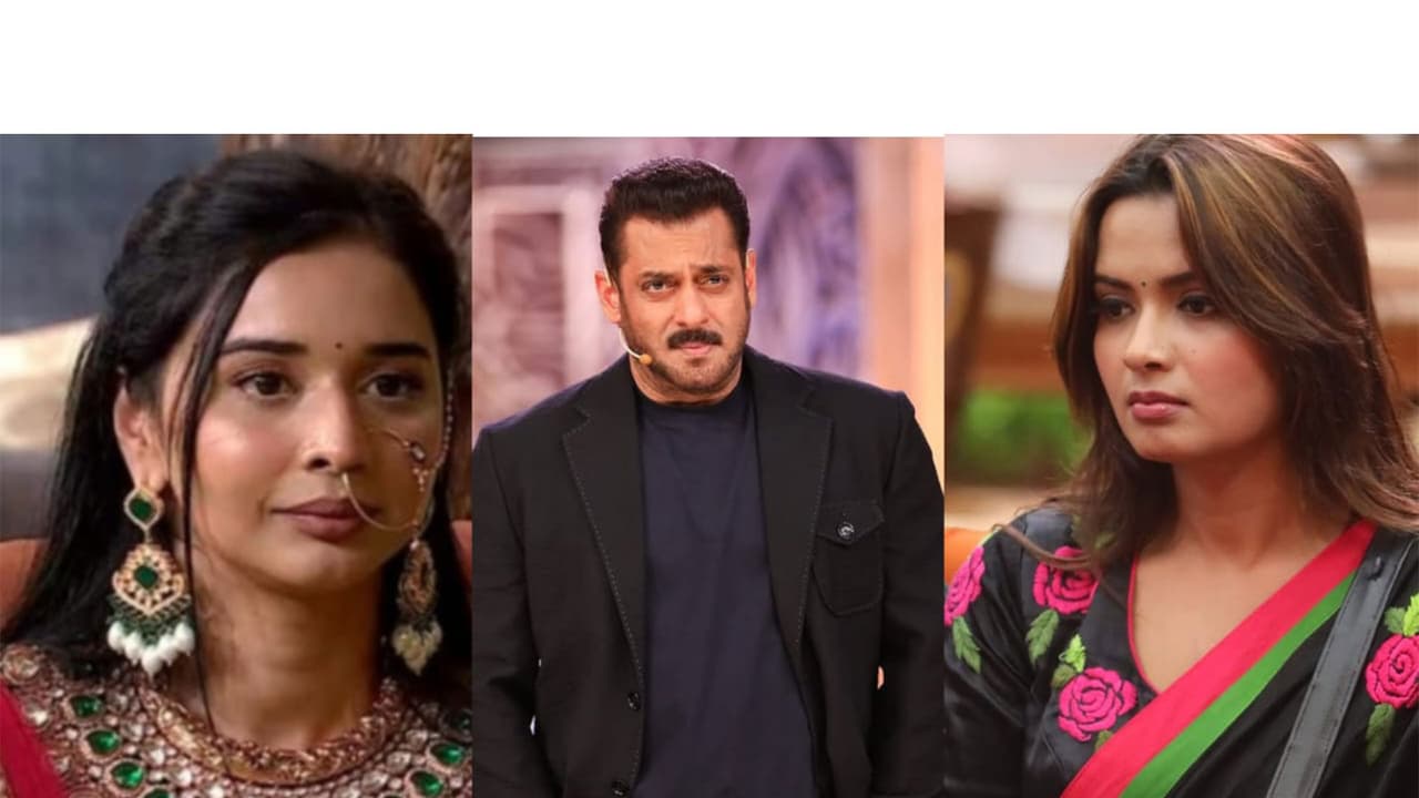 Tanya Mittal, Salman Khan, Neelam Giri (Photo/Jio Hotstar Reality) Tanya Mittal, Salman Khan, Neelam Giri (Photo/Jio Hotstar Reality)