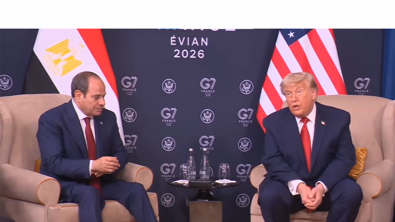US President President Trump Participates in a Bilateral Meeting with the President of the Arab Republic of Egypt (Photo/X/@WhiteHouse) US President President Trump Participates in a Bilateral Meeting with the President of the Arab Republic of Egypt (Photo/X/@WhiteHouse)