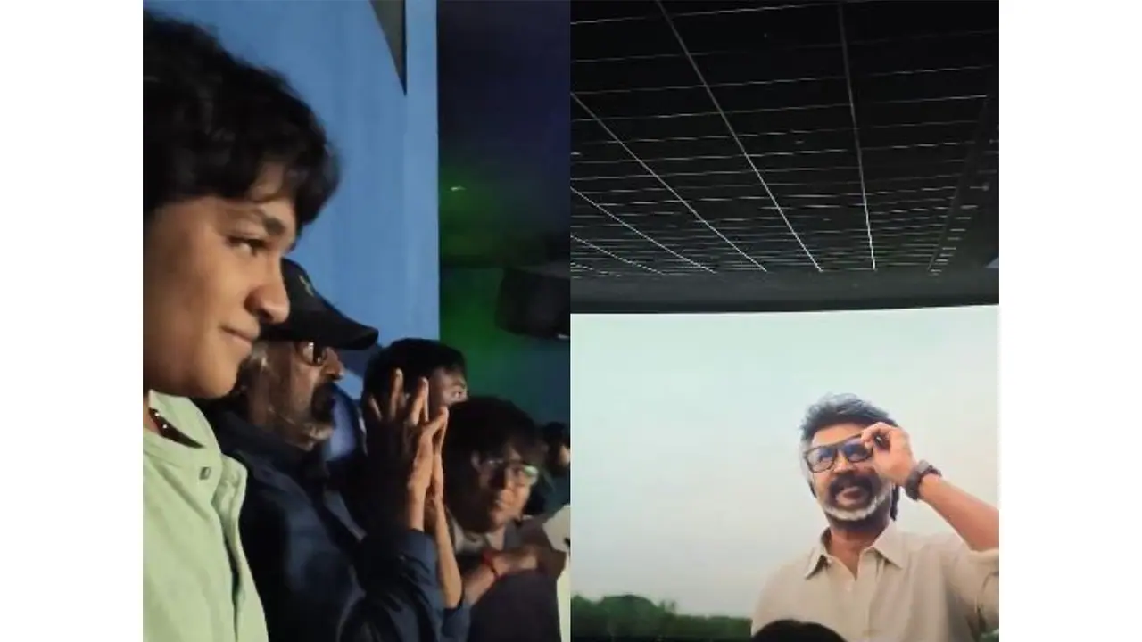 Rajinikanth visits cinema hall to watch 'Jailer 2' (Photo/X@sunpictures) Rajinikanth visits cinema hall to watch 'Jailer 2' (Photo/X@sunpictures)