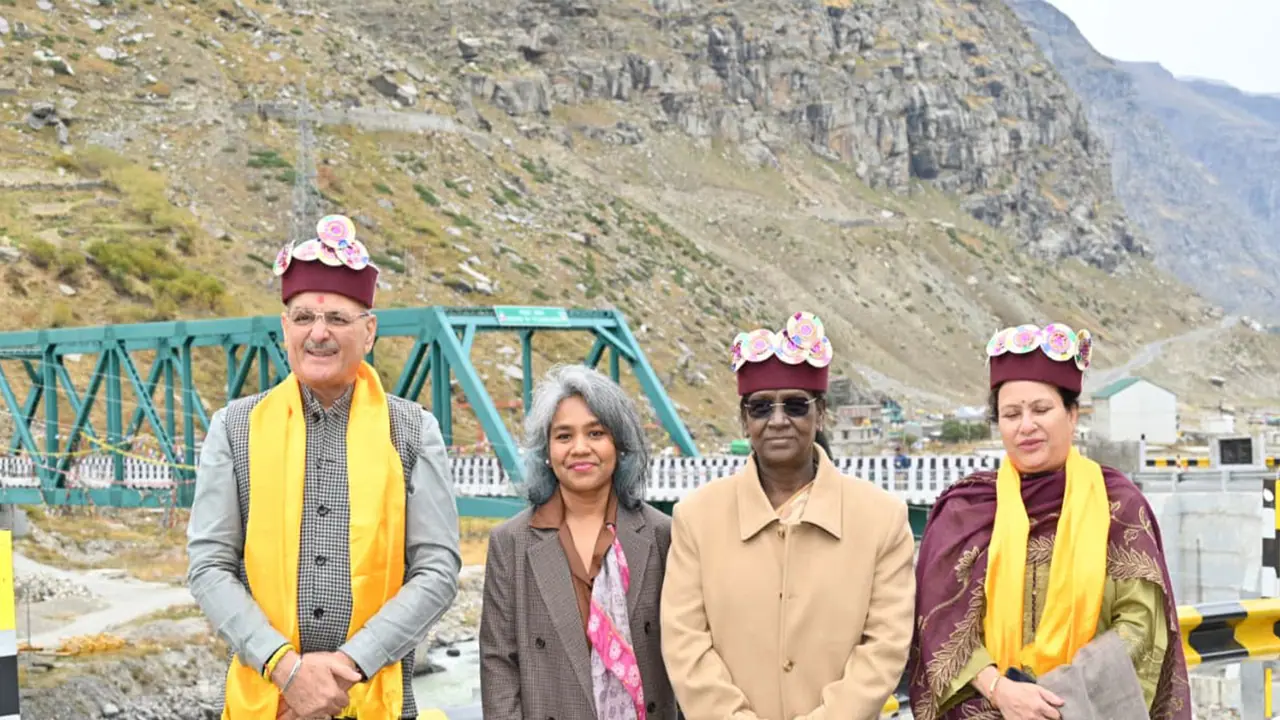 President Murmu during her visit to Atal Tunnel in Himachal Pradesh (Photo/ANI) President Murmu during her visit to Atal Tunnel in Himachal Pradesh (Photo/ANI)
