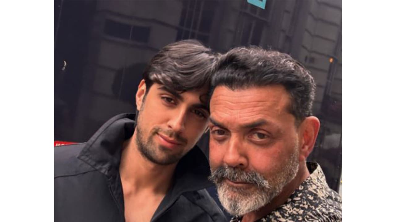 Bobby Deol and his son (Image source: Bobby's Instagram) Bobby Deol and his son (Image source: Bobby's Instagram)