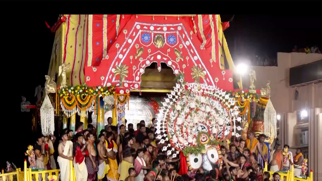 Puri's Ratha Yatra (Photo/ANI) Puri's Ratha Yatra (Photo/ANI)