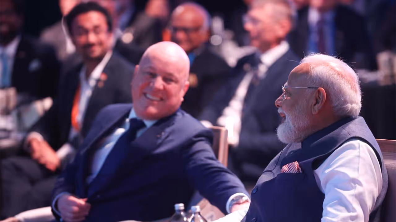 Prime Minister Narendra Modi and New Zealand Prime Minister Christopher Luxon (Photo: X@MEAIndia) Prime Minister Narendra Modi and New Zealand Prime Minister Christopher Luxon (Photo: X@MEAIndia)