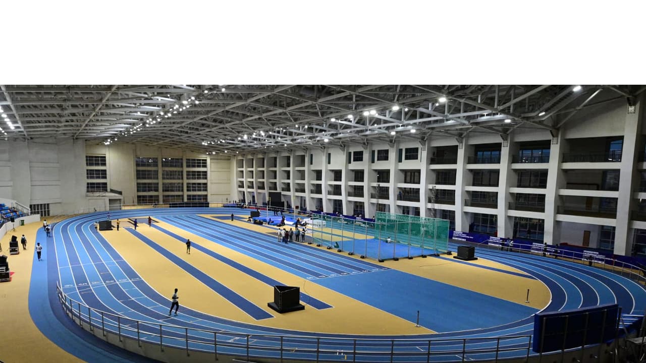 Indoor athletics stadium. (Photo/AFI) Indoor athletics stadium. (Photo/AFI)