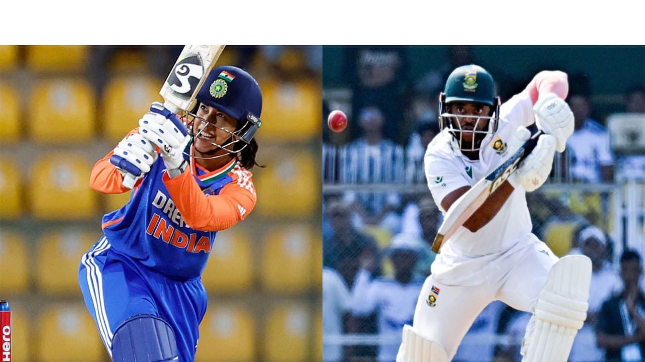 Smriti Mandhana (left) and Temba Bavuma (right) (Photos/ANI) Smriti Mandhana (left) and Temba Bavuma (right) (Photos/ANI)