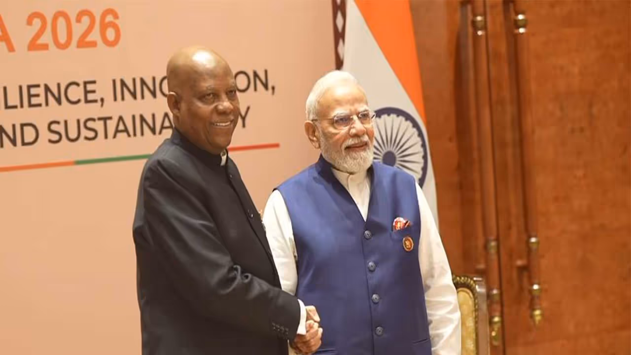 Prime Minister Narendra Modi with Nigeria Vice President Kashim Shettima (Photo/DD) Prime Minister Narendra Modi with Nigeria Vice President Kashim Shettima (Photo/DD)