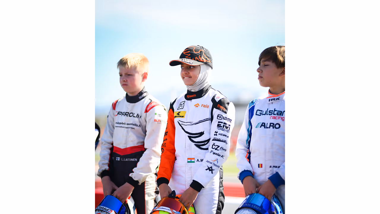 Indian racer Atiqa Mir shines on FIA Karting World Cup debut (Photo: FIA Karting World Cup) Indian racer Atiqa Mir shines on FIA Karting World Cup debut (Photo: FIA Karting World Cup)