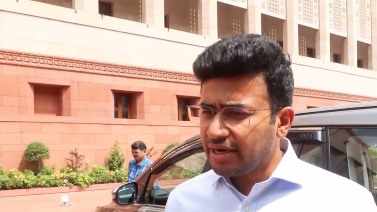 BJP MP Tejasvi Surya (Photo/ANI) BJP MP Tejasvi Surya (Photo/ANI)