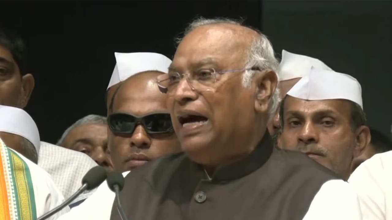 Congress president Mallikarjun Kharge (Photo/ANI) Congress president Mallikarjun Kharge (Photo/ANI)