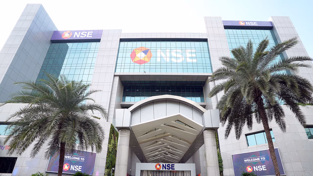 A view of the newly renovated NSE atrium (File Photo/ANI) A view of the newly renovated NSE atrium (File Photo/ANI)