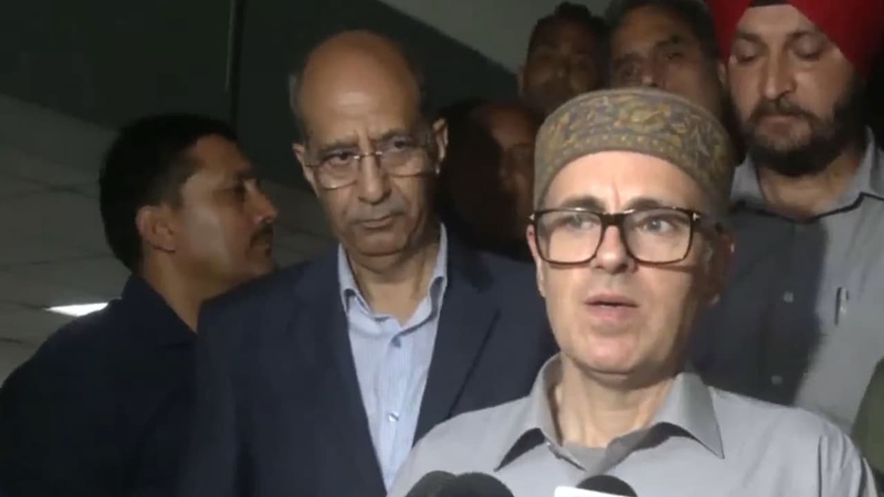 Jammu and Kashmir Chief Minister Omar Abdullah (Photo/ANI) Jammu and Kashmir Chief Minister Omar Abdullah (Photo/ANI)