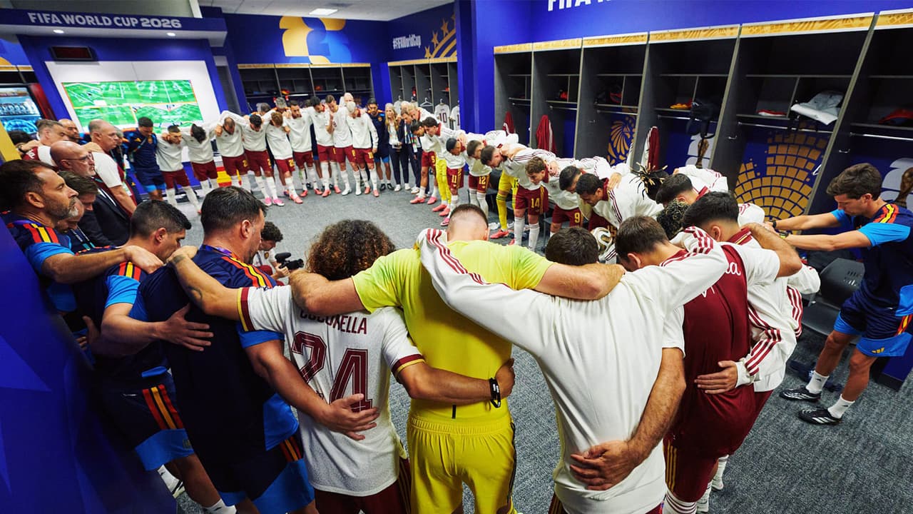 Spain players in dressing room after semifinal win over France (Photo: X/@SEFutbol) Spain players in dressing room after semifinal win over France (Photo: X/@SEFutbol)