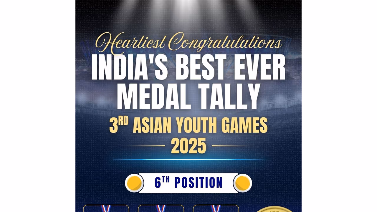 India registered their best ever tally at Asian Youth Games. (Photo: @@narendramodi)