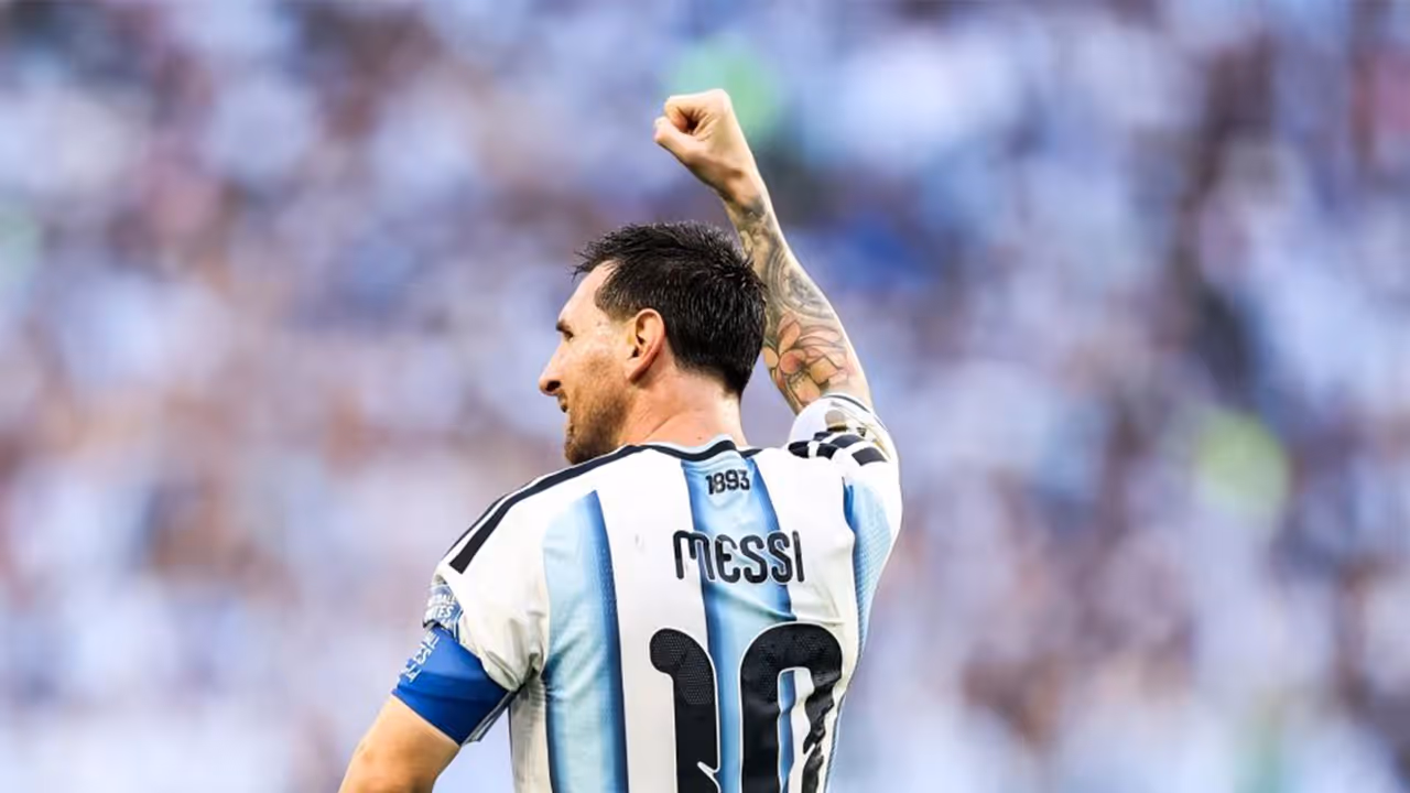 Lionel Messi announced his international retirement on August 31 (Photo: X/@SDhawan25) Lionel Messi announced his international retirement on August 31 (Photo: X/@SDhawan25)