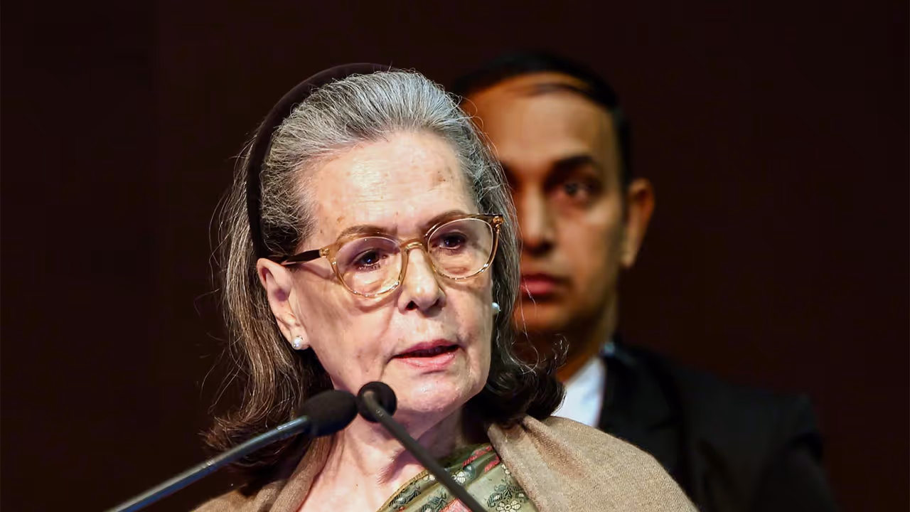 Congress Parliamentary Party Chairperson, Sonia Gandhi (File Photo/ANI)