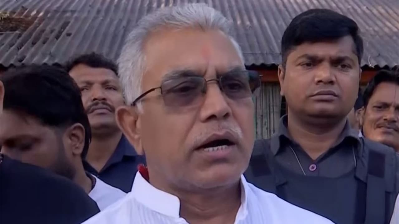 BJP candidate Dilip Ghosh (Photo/ANI) BJP candidate Dilip Ghosh (Photo/ANI)