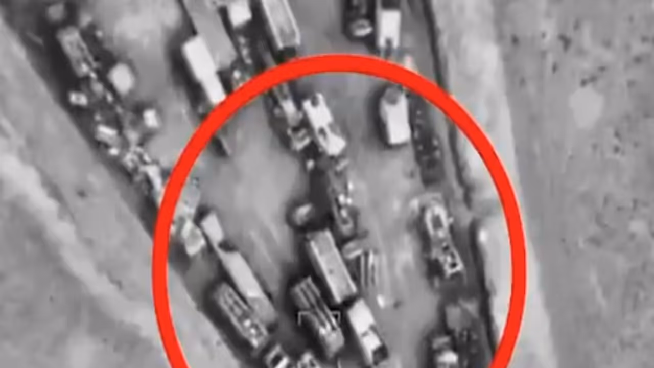 Drone image of a potential Iranian target prior to strike (Photo/@IDF) Drone image of a potential Iranian target prior to strike (Photo/@IDF)