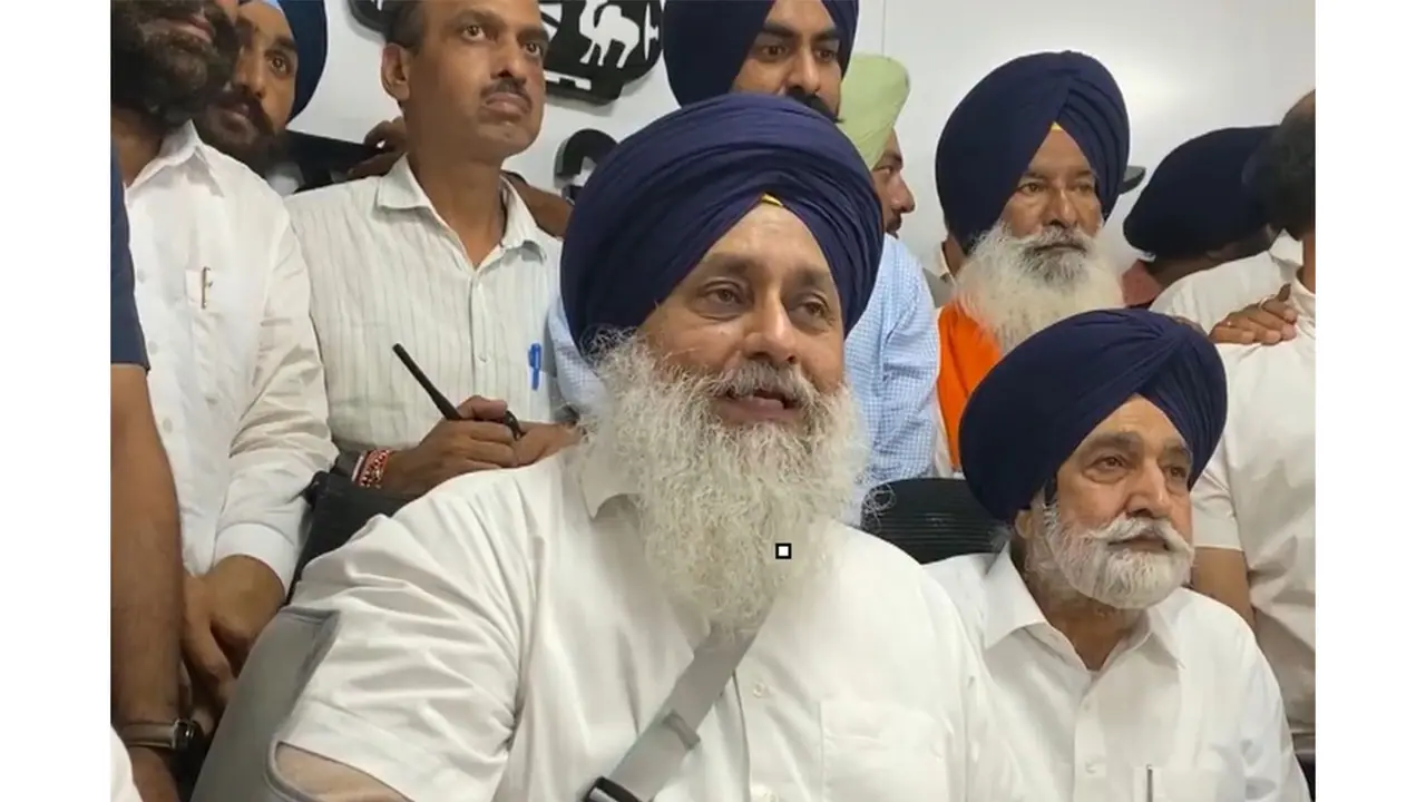SAD president Sukhbir Singh Badal (Photo/ANI) SAD president Sukhbir Singh Badal (Photo/ANI)