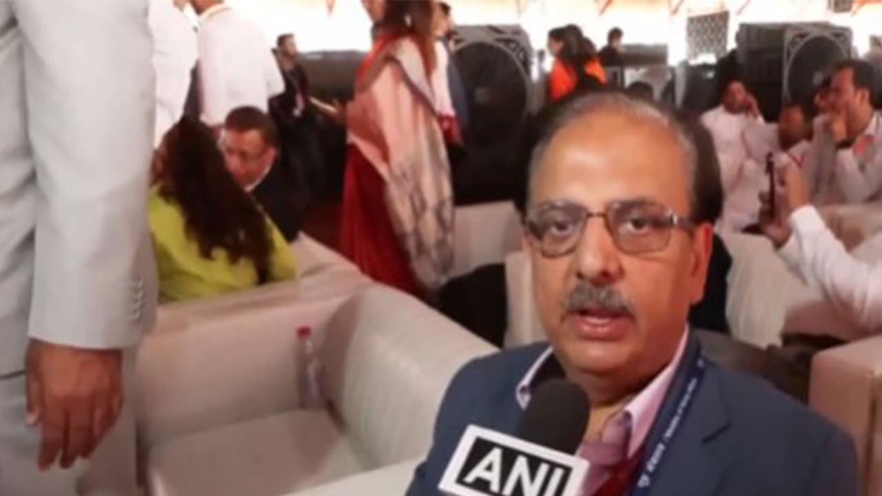 Chairman of India Exposition Mart Limited (IEML) Rakesh Kumar (Photo/ANI) Chairman of India Exposition Mart Limited (IEML) Rakesh Kumar (Photo/ANI)