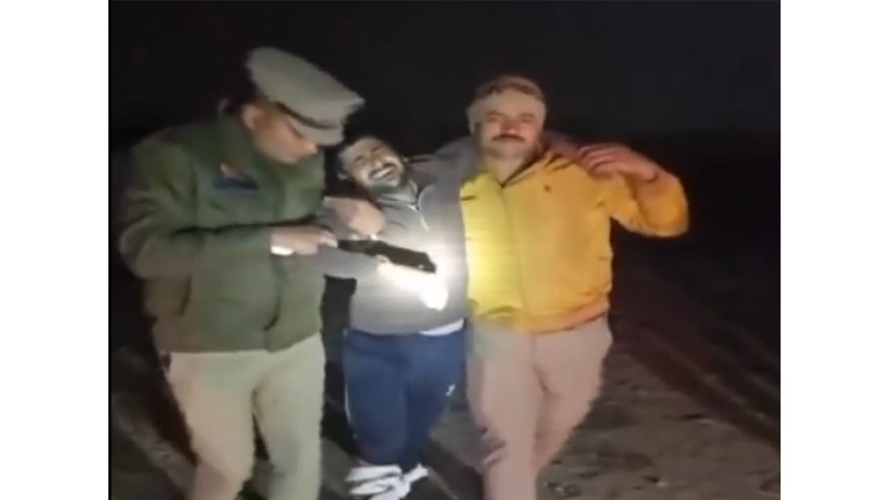 Accused arrested after encounter in Bulandshahr (Photo/ANI)