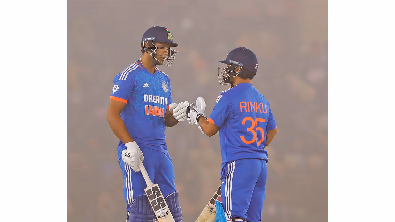 Shivam Dube and Rinku Singh (Photo: ANI)