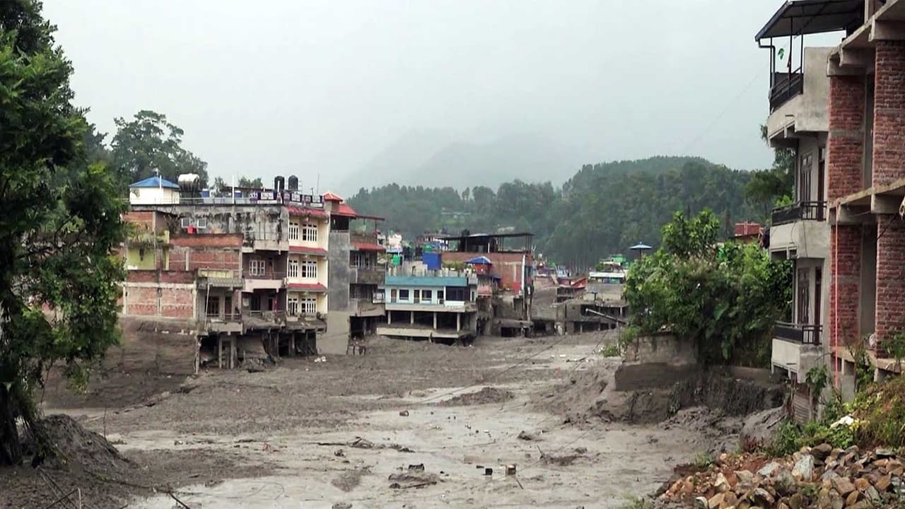 Flash flood ravages Nepal’s Nuwakot (Photo/ANI) Flash flood ravages Nepal’s Nuwakot (Photo/ANI)