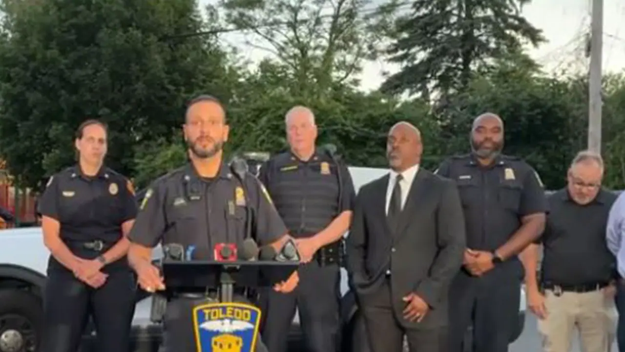 Toledo Police press briefing on the shooting at the Ohio festival (Photo credit/ Toledo Police Department) Toledo Police press briefing on the shooting at the Ohio festival (Photo credit/ Toledo Police Department)