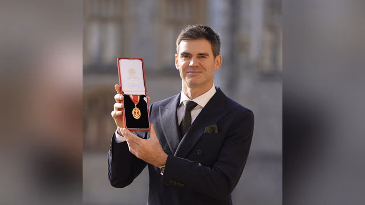 James Anderson. (Photo:@lancscricket/X)