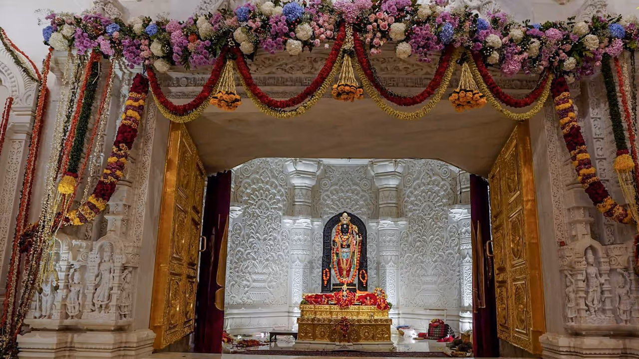 Ram Janmabhoomi Temple in Ayodhya (Photo/ANI) Ram Janmabhoomi Temple in Ayodhya (Photo/ANI)