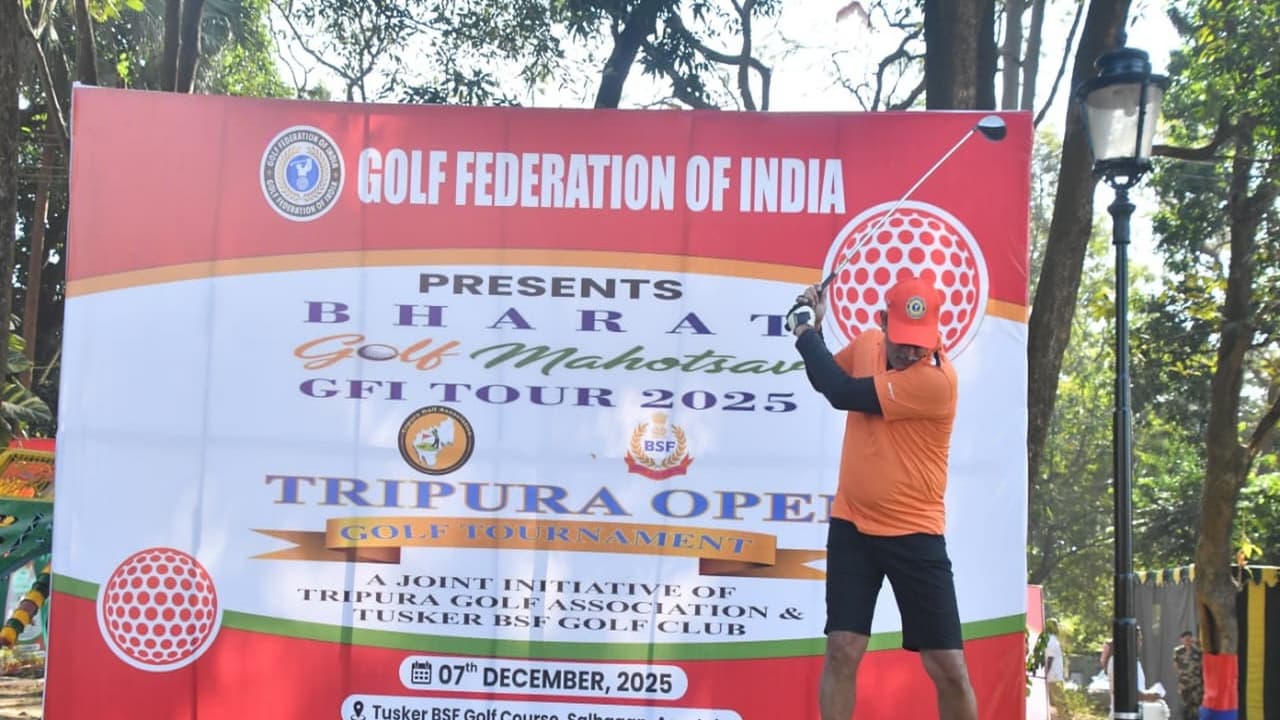 Tripura Open Golf Tournament at Tusker BSF Golf course (Photo: FTR HQ BSF)