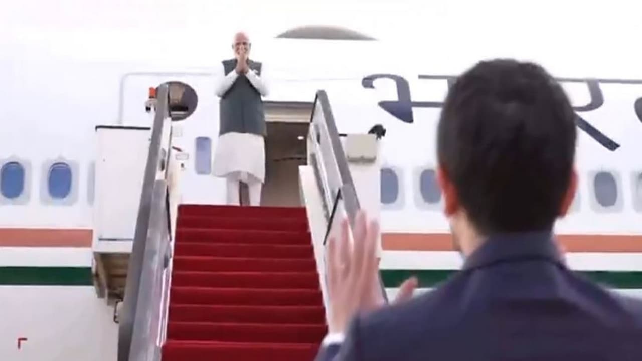 PM Modi departs Jordan for Ethiopia (Photo/ANI) PM Modi departs Jordan for Ethiopia (Photo/ANI)