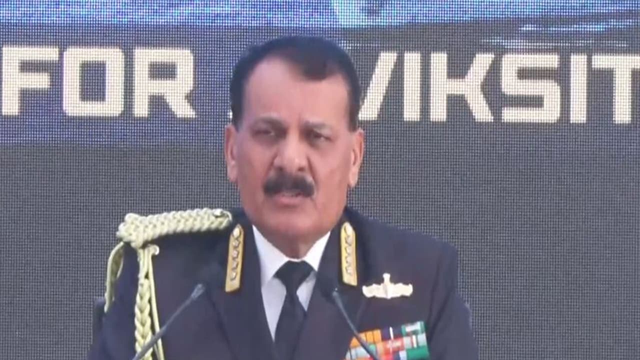 Chief of Naval Staff Admiral Dinesh K Tripathi (Photo/ANI) Chief of Naval Staff Admiral Dinesh K Tripathi (Photo/ANI)