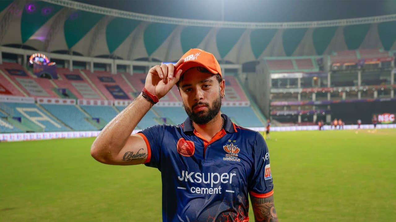 Karan Sharma (Photo: UP T20 League) Karan Sharma (Photo: UP T20 League)