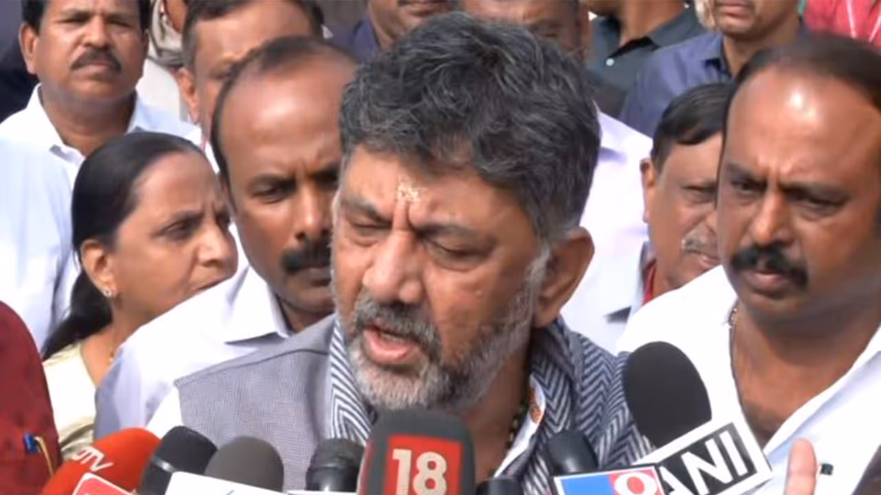 Karnataka Deputy CM DK Shivakumar (Photo/ANI)