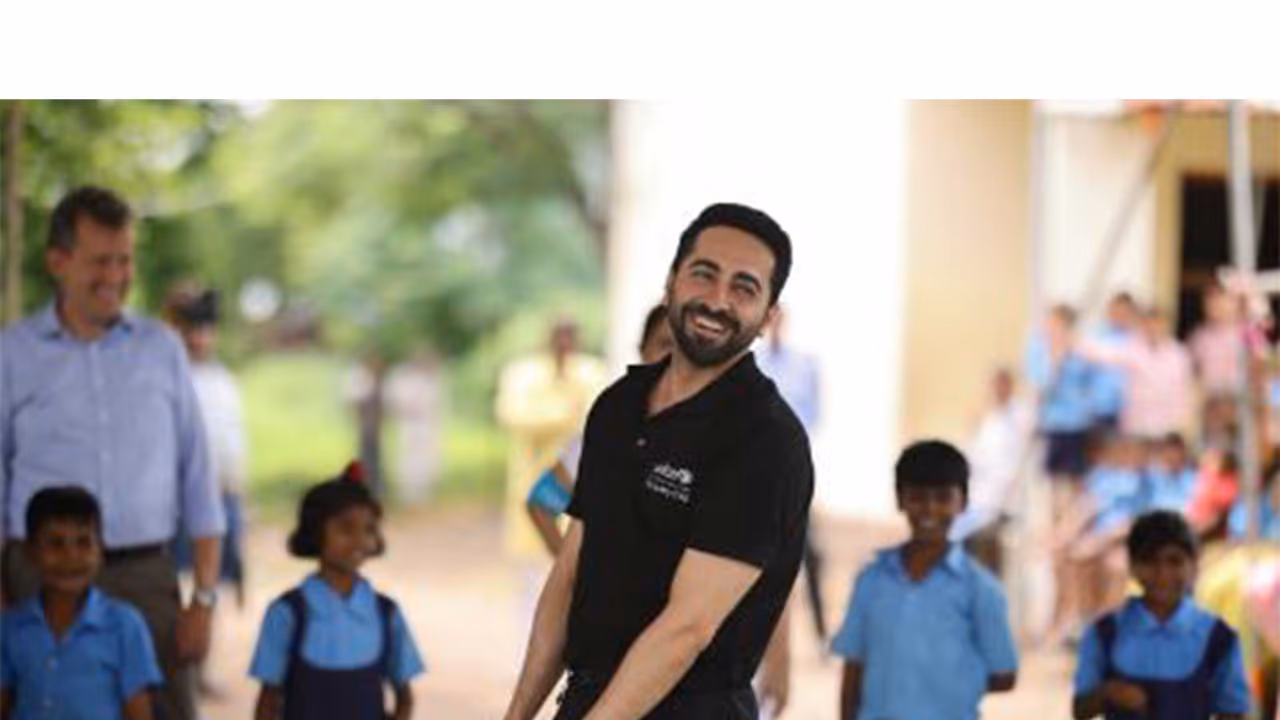 Ayushmann Khurrana (Image source: unicefindia) Ayushmann Khurrana (Image source: unicefindia)