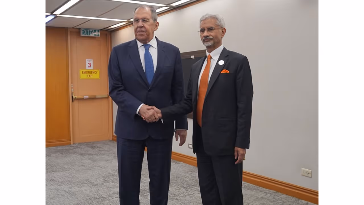 External Affairs Minister S Jaishankar with Russian Foreign Minister Sergey Lavrov (Photo/X@DrSJaishankar) External Affairs Minister S Jaishankar with Russian Foreign Minister Sergey Lavrov (Photo/X@DrSJaishankar)