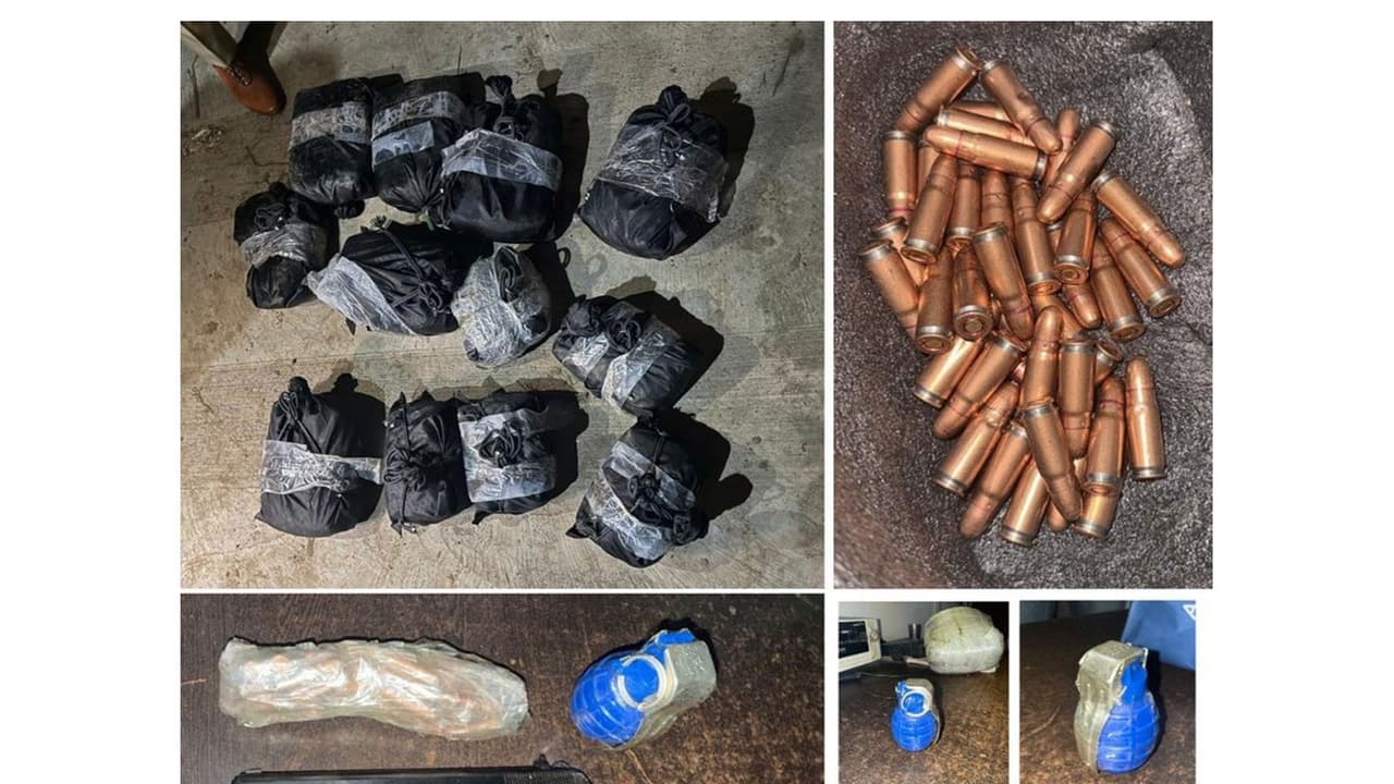 Amritsar Rural Police busts a major narco arms consignment. (Photo/X@DGPPunjab) Amritsar Rural Police busts a major narco arms consignment. (Photo/X@DGPPunjab)