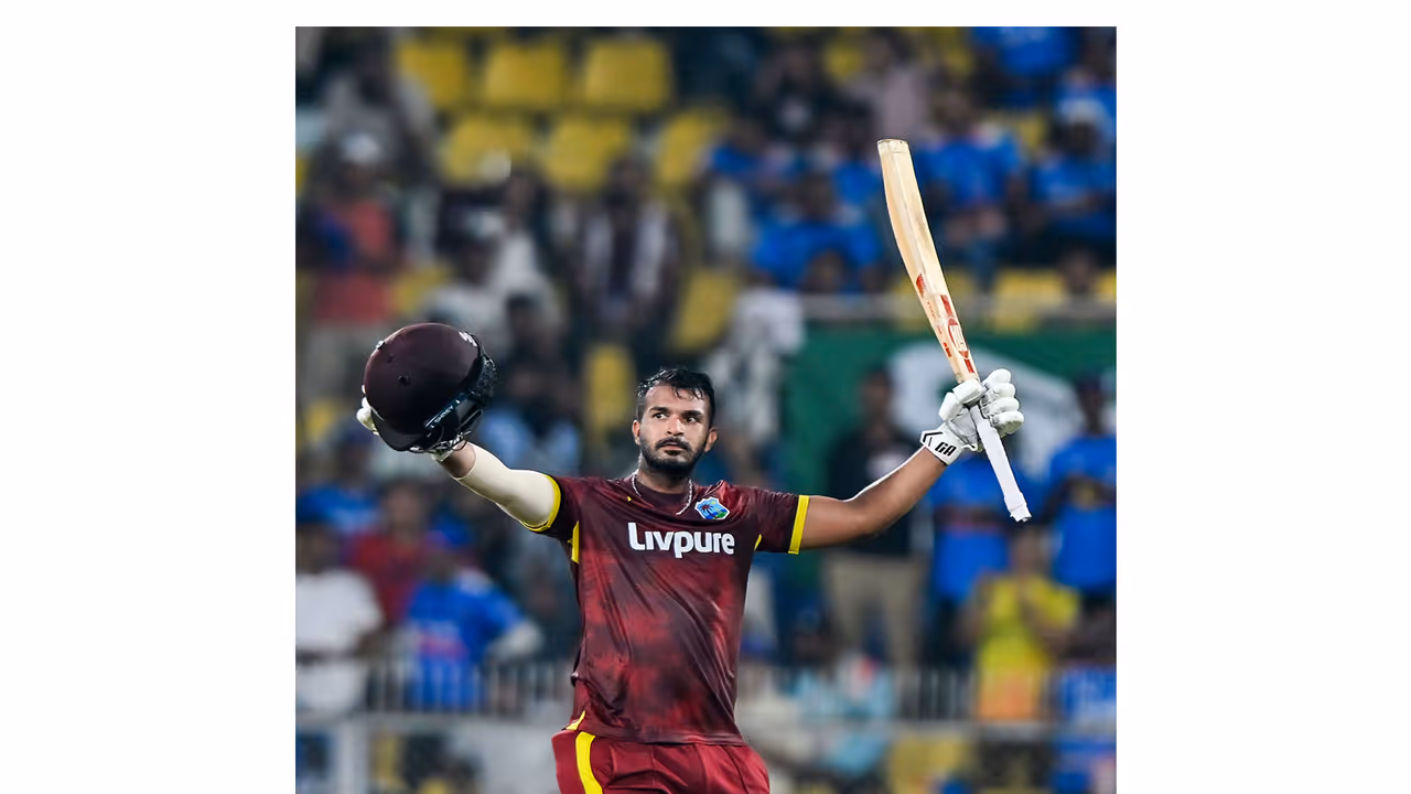 West Indies' Amir Jangoo (Photo: ANI) West Indies' Amir Jangoo (Photo: ANI)