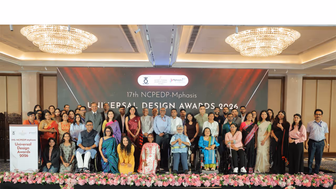17th NCPEDP Mphasis Universal Design Awards honour 14 accessibility champions (Photo/@ncpedp_india) 17th NCPEDP Mphasis Universal Design Awards honour 14 accessibility champions (Photo/@ncpedp_india)