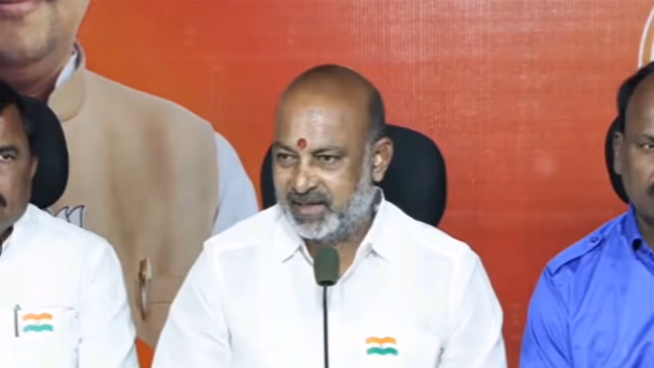 Union Minister of State for Home Affairs Bandi Sanjay Kumar Union Minister of State for Home Affairs Bandi Sanjay Kumar